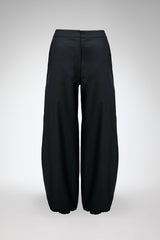 Nina - Schwarze Wollhose