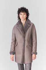 VSP - Grey Shearling Coat