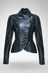 Beatriz - Schwarze Lederjacke