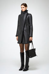 VSP - Kristell - Clotho Anthracite Shearling Coat