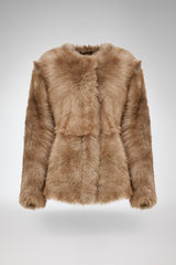 Florence - Sand Shearling Coat