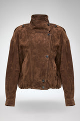 Maya - Tobacco Leather Jacket