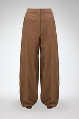 Nina - Khakifarbene Wollhose