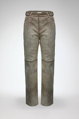 Lina - Beige Lederhose