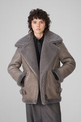 VSP - Grey Shearling Coat