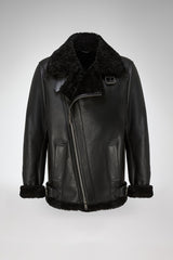 Rico - Black Shearling Coat
