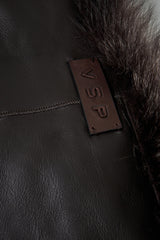 VSP - Jacotte - Dark Brown Leather Neckwarmer