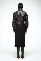 Gaia – Schwarze Lederjacke