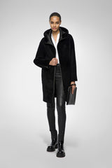 VSP - Cassia - Black Shearling Coat