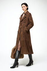 Camilla - Tobacco Leather Coat