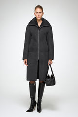 VSP - Salome - Anthracite Shearling Coat