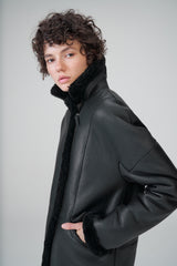 VSP - Black Shearling Coat