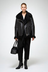 VSP - Antonella - Black Shearling Coat