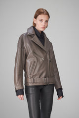 VSP - Grey Leather Jacket