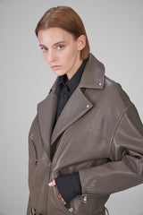 VSP - Grey Leather Jacket