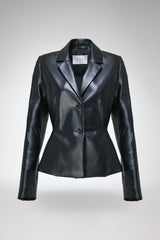 Catarina - Schwarze Lederjacke