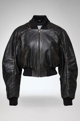 VSP - Adela - Dark Brown Leather Jacket