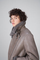 VSP - Grey Shearling Coat