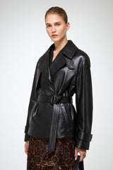VSP - Elda - Black Leather Jacket