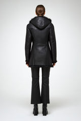 VSP - Mallory - Black Shearling Coat