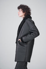 VSP - Black Shearling Coat