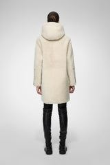 VSP - Cassia - White Shearling Coat
