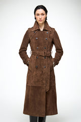 Camilla - Tobacco Leather Coat