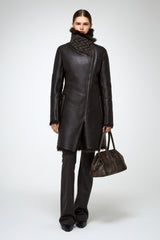 VSP - Mylena - Toscana Brown Shearling Coat