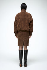 Maya - Tobacco Leather Jacket