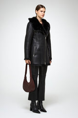 VSP - Mallory - Black Shearling Coat