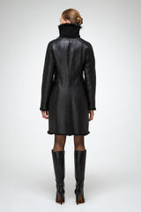 VSP - Mylena - Clotho Black Shearling Coat