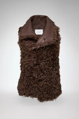VSP - Solene - Tobacco Shearling Vest