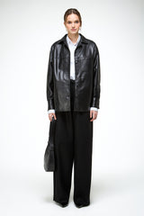 Nora - Black Leather Jacket