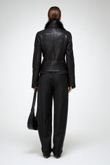VSP - Renata - Toscana Black Shearling Jacket