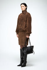 Maya - Tobacco Leather Jacket