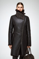 VSP - Mylena - Toscana Brown Shearling Coat