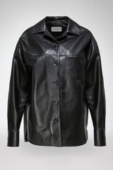 Nora - Black Leather Jacket