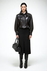 Gaia – Schwarze Lederjacke