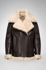 VSP - Antonella - Brown Shearling Coat