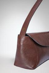 Matilde - Dunkelbraune Ledertasche