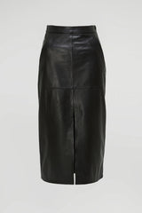VSP - Ticia - Black Leather Skirt