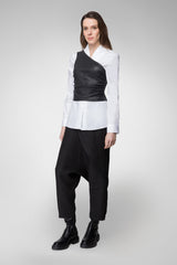 VSP - Ornella - Black Leather Top