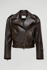 VSP - Anya - Brown Leather Jacket