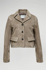 VSP - Amara - Grey Leather Jacket