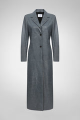 VSP - Laurence - Indigo Leather Coat