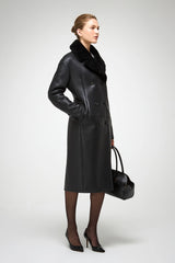 VSP - Celina - Black Shearling Coat