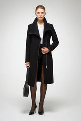 VSP - Vilma - Black Wool Coat