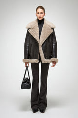 VSP - Antonella - Anthracite Shearling Coat