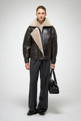 VSP - Sandie - Anthracite Shearling Jacket