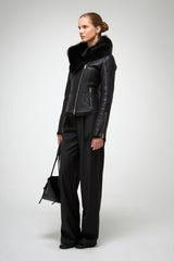 VSP - Petra - Black Shearling Jacket
